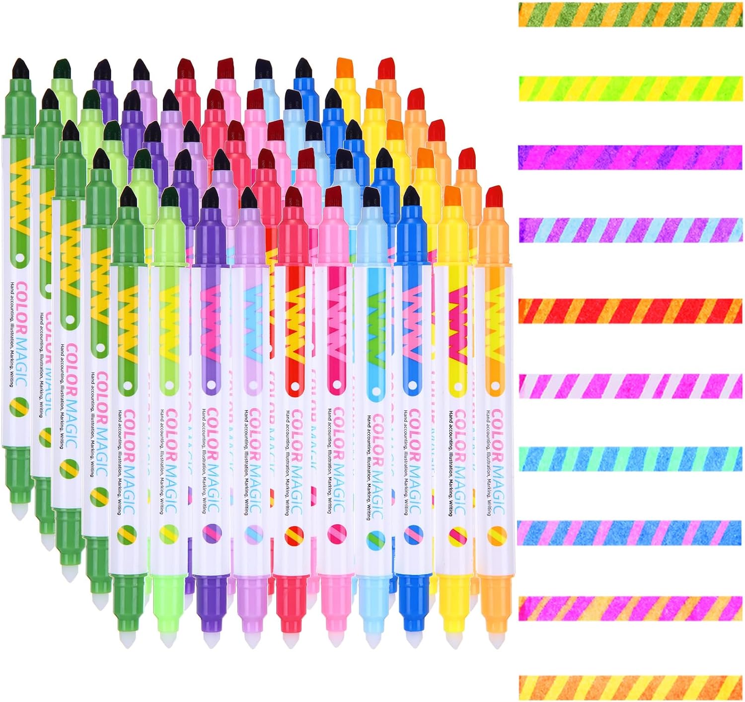 Plumones Mágicos Doble Color