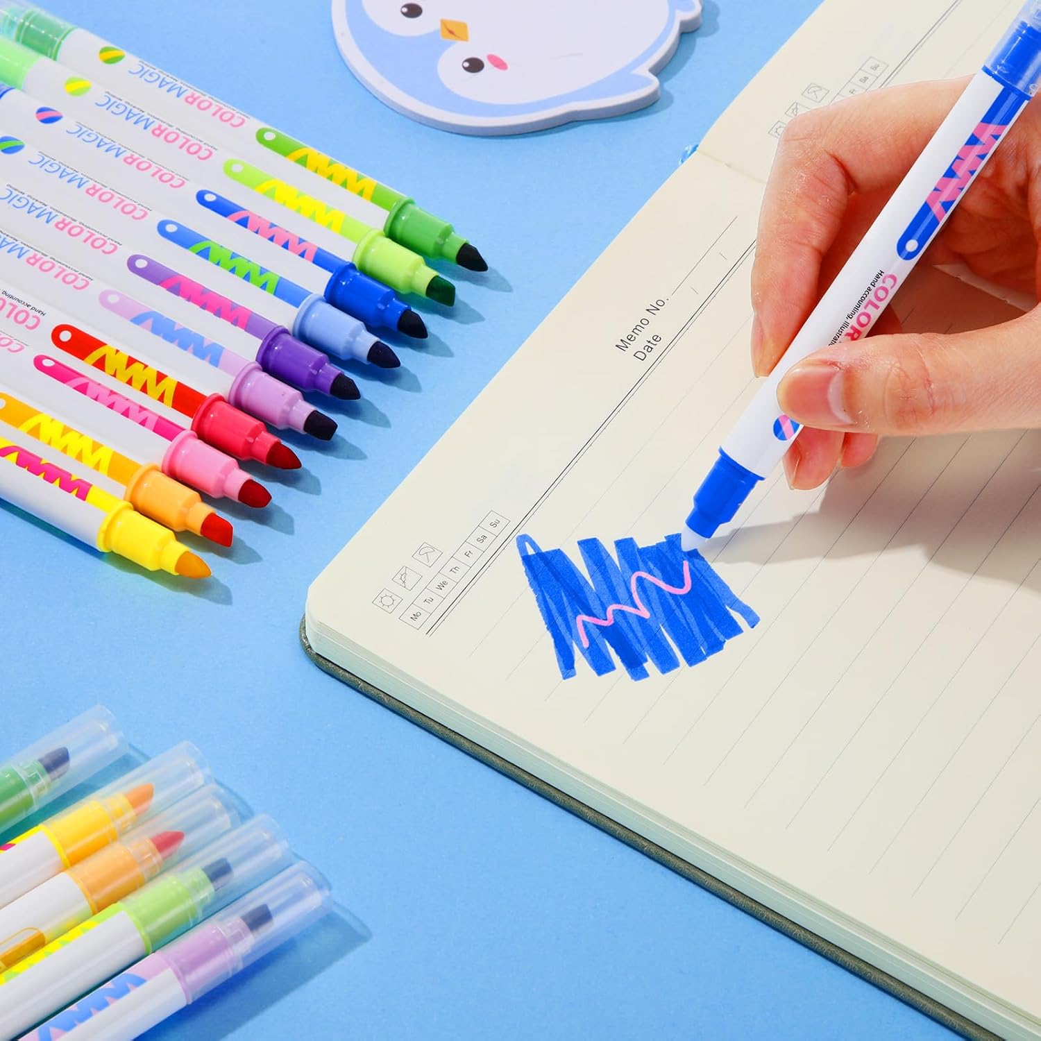 Plumones Mágicos Doble Color