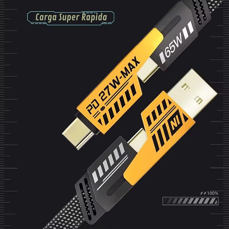 Cargador Multipuerto + Cable Universal 4 en 1