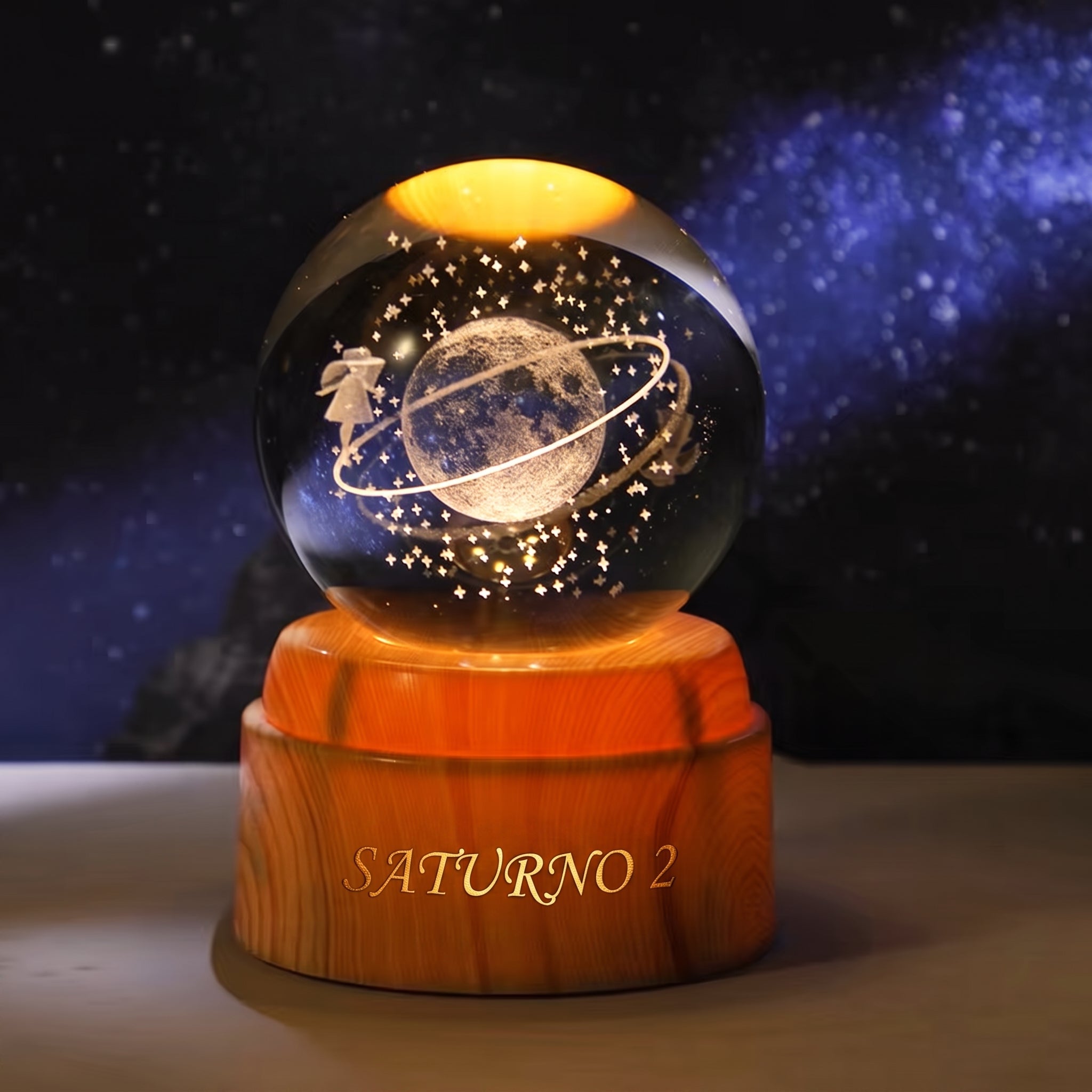 Esferas de Cristal Giratorias 3D