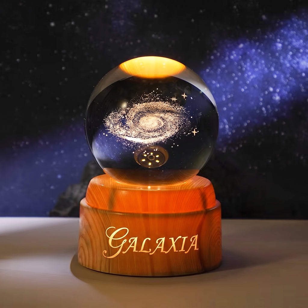 Esferas de Cristal Giratorias 3D
