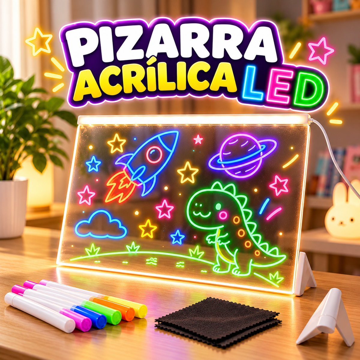 Pizarra Acrílica LED