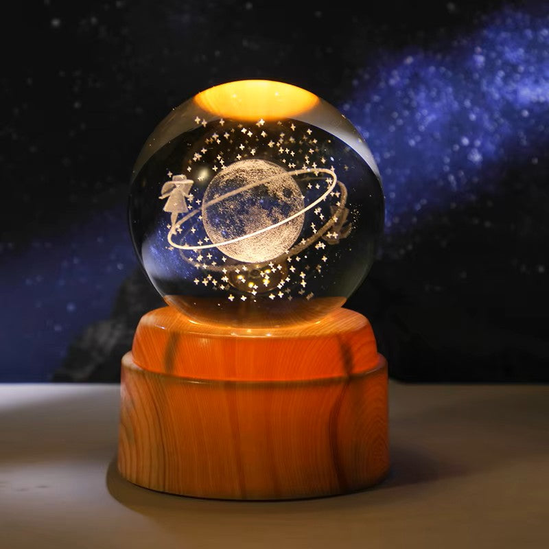 Esferas de Cristal Giratorias 3D