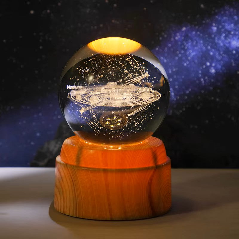Esferas de Cristal Giratorias 3D