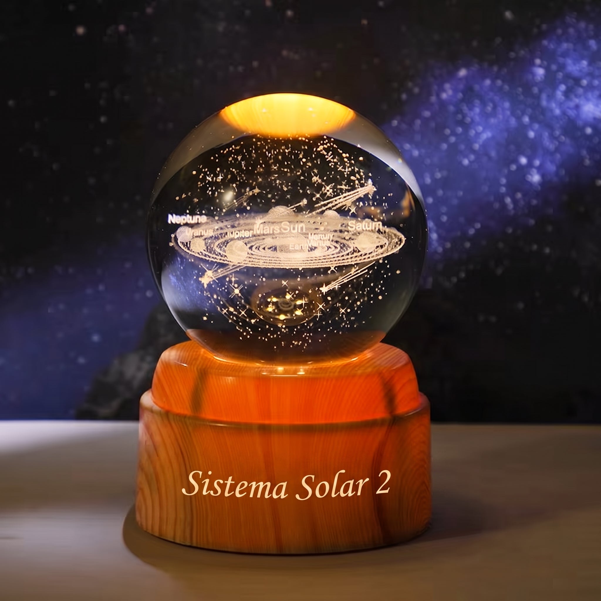 Esferas de Cristal Giratorias 3D