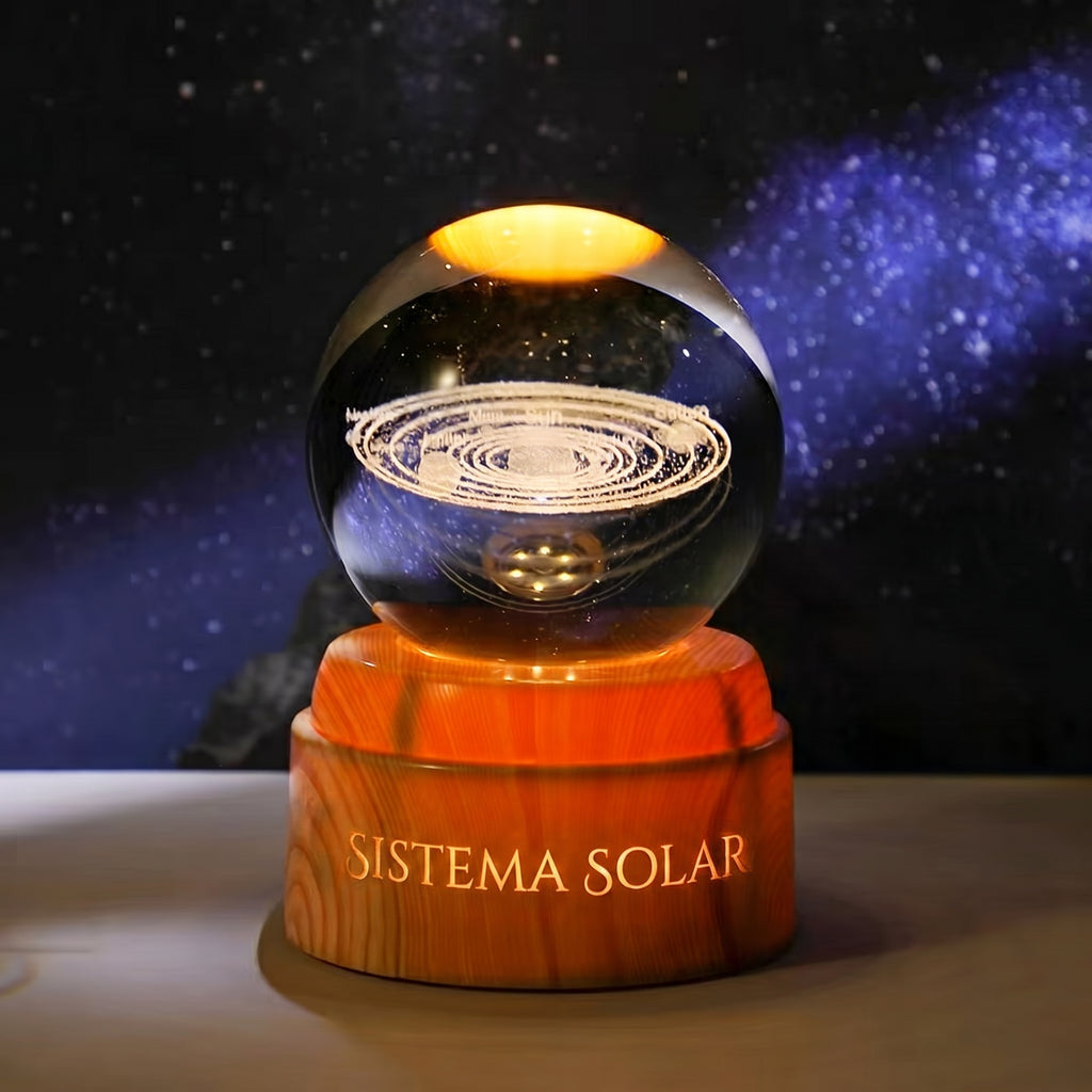 Esferas de Cristal Giratorias 3D