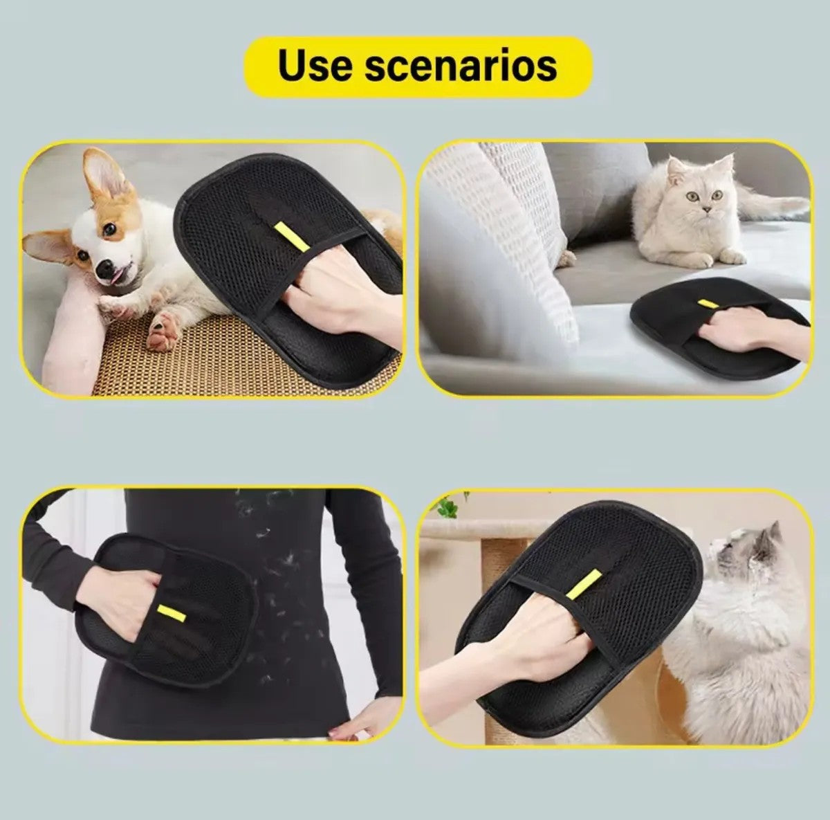 Guante Removedor de Pelusa y Pelo – Electro-estático, Reutilizable